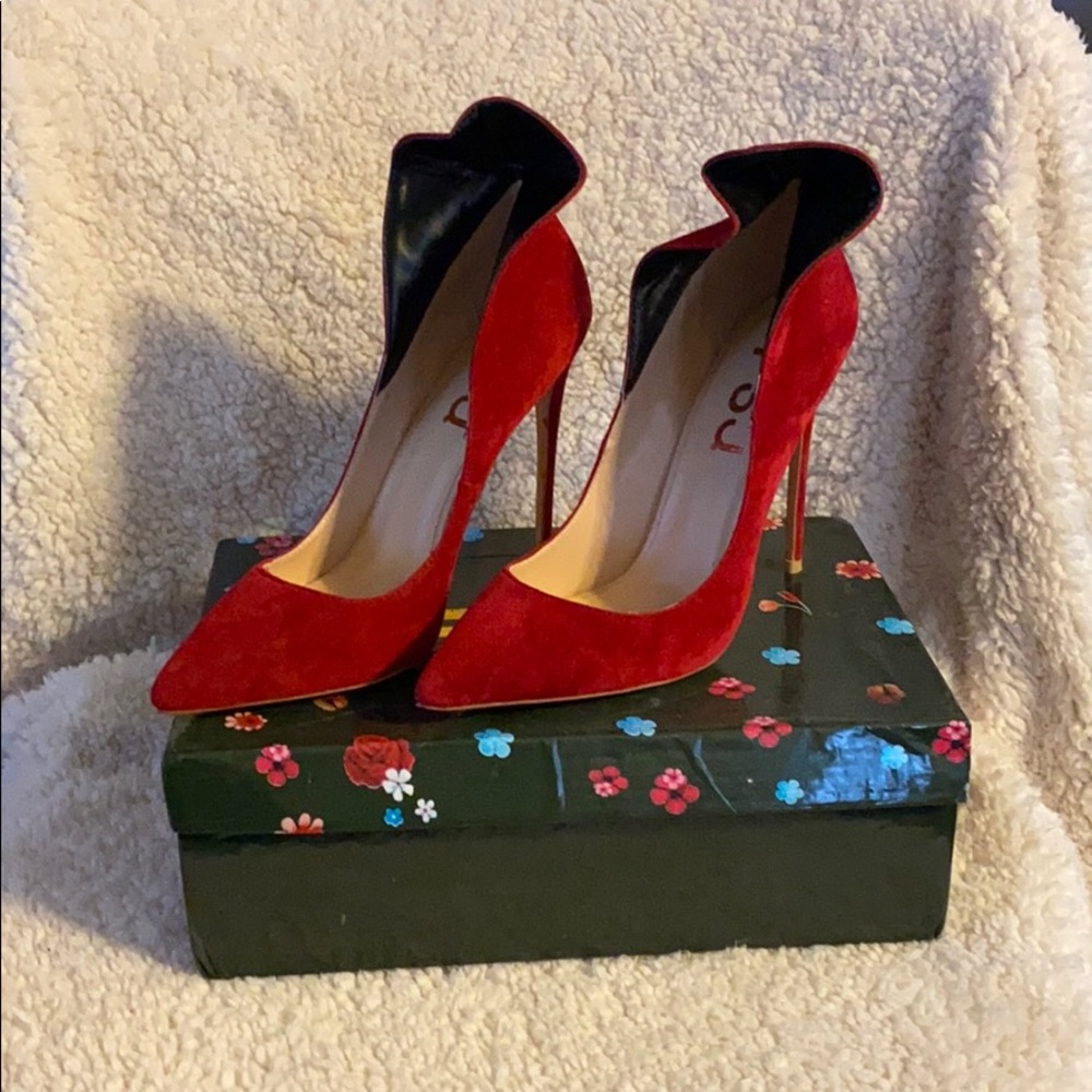 Red high heels